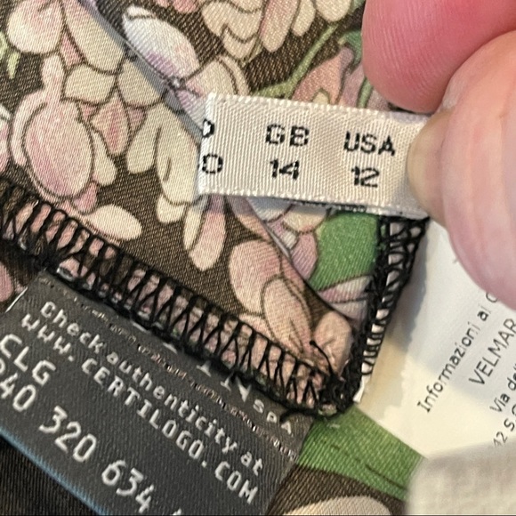 NEW Blugirl Folies Size 12 Sleeveless Black Lace Floral Trapeze Sun Dress - Picture 14 of 14